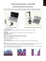 Celestron Microscope Imager (44420) Multilanguage User manual