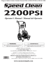 Speed Clean 2200 PSI Pressure Washer User manual