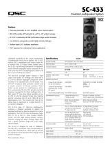 QSC SC-433 User manual