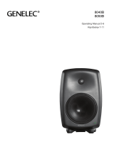 Genelec 8050B Studio Monitor Owner's manual