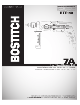 Bostitch BTE140K User manual