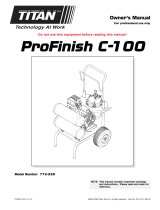Titan ProFinish C100 Owner's manual