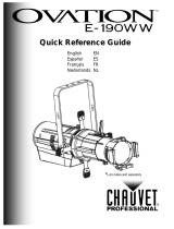 Chauvet Professional OVATION E-190WW Reference guide