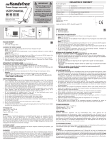 Mr Handsfree Power charger 2000 mAh User manual