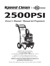 Simplicity 2500 MAX PSI User manual