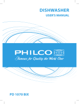 Philco PD 1070 BIX Owner's manual