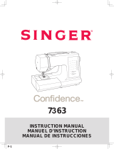 SINGER 7363 CONFIDENCE Owner's manual