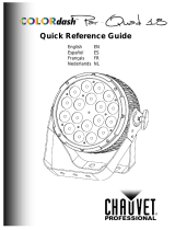 Chauvet Colordash Reference guide