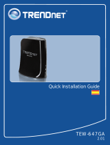 Trendnet TEW-647GA Quick Installation Guide