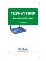 Trendnet TEW-611BRP Quick Installation Guide