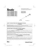 Tanaka TCG 27EBdP (SL) Owner's manual