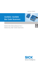 SICK CLV503/CLV505 Bar Code Scanners Quickstart