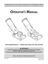 Yard Machines 12A-A0BE700 User manual