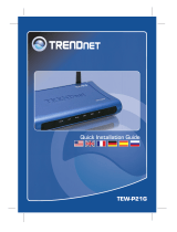 Trendnet TEW-P21G Quick Installation Guide
