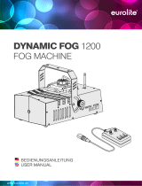 EuroLite Dynamic Fog 1200 User manual