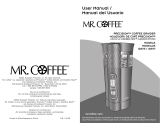 Mr. Coffee IDS77-RB User manual