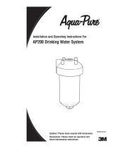 3M Aqua-Pure™ AP200 Series Under Sink Water Filter Systems - Full Flow Operating instructions