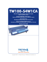 Trendnet TW100-S4W1CA Quick Installation Guide