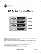 Crown XLS 2000 Series Operating instructions