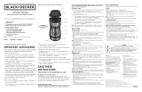 Black & Decker DCM100B Coffeemaker User manual