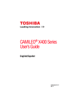 Toshiba Camileo X400 User manual