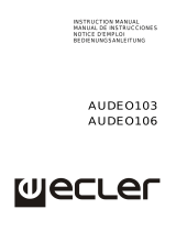 Ecler AUDEO103 & AUDEO106 User manual
