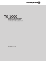 Beyerdynamic TG 1000 Dual Receiver User manual