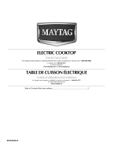 Maytag MEC4430W - 30 in. Electric Cooktop User manual