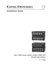 Extron ADA 2/GLI 350 HV User manual