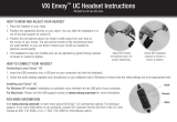 Jabra VXi Envoy UC Headset UC 3010U User manual