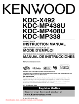 Kenwood KDC MP438U - Radio / CD User manual