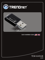 Trendnet TEW-649UB - Mini Wireless N Speed USB 2.0 Adapter Quick Installation Guide