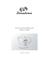 Binatone NCJ-7708 User manual