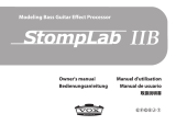 Vox Stomplab 2B Owner's manual
