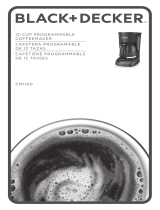 Black and Decker Appliances CM1100B Owner's manual