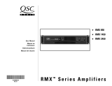 QSC Audio RMX Owner's manual