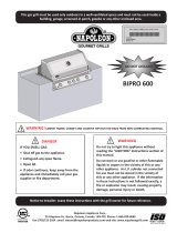 NAPOLEON BIPRO 600 Owner's manual