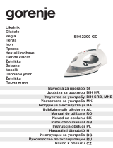 Gorenje SIH 2200GC User manual