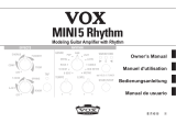 Vox MINI5 Rhythm Owner's manual