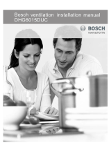 Bosch DHG6015DUC/01 Installation guide