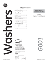 GE Appliances GTW680BSJWS Owner's manual