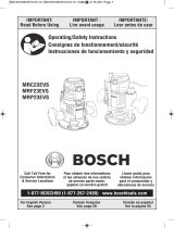 Bosch MRC23EVS Operating instructions
