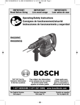 Robert Bosch Tool RH328VC User manual