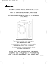 Amana Automatic Dryer User manual