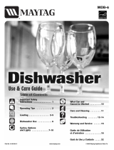 Maytag MDB7601AWQ - 24 Inch Full Console Dishwasher User guide