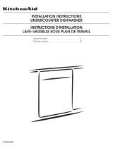 KitchenAid Architect II C Series KUDC10IXSS Installation Instructions Manual