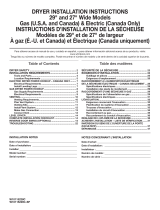 Amana WGD4890XQ Operating instructions