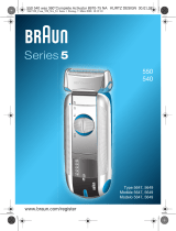 Braun 550, 540, Series 5 User manual