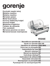Gorenje R506E User manual