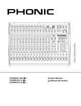 Phonic Powerpod 1860 Plus User manual